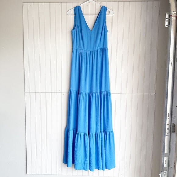 Lilly Pulitzer Size 2 Sleeveless Maurine Maxi Dress in Blue Thistle - Picture 2 of 7